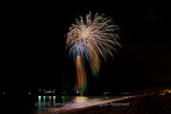 Balboa Island Pier Fireworks - 2011